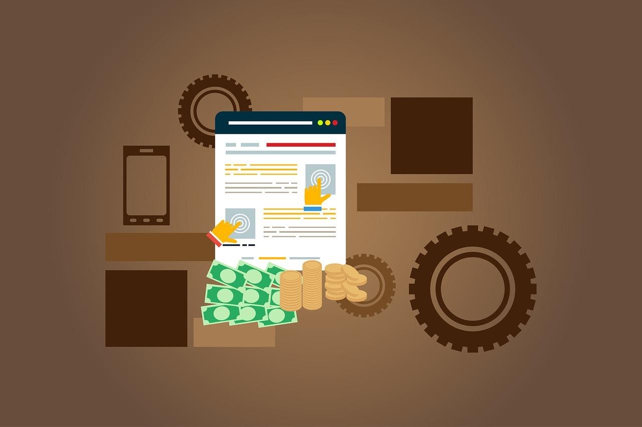 Gears and icons to depict learning from performance marketers