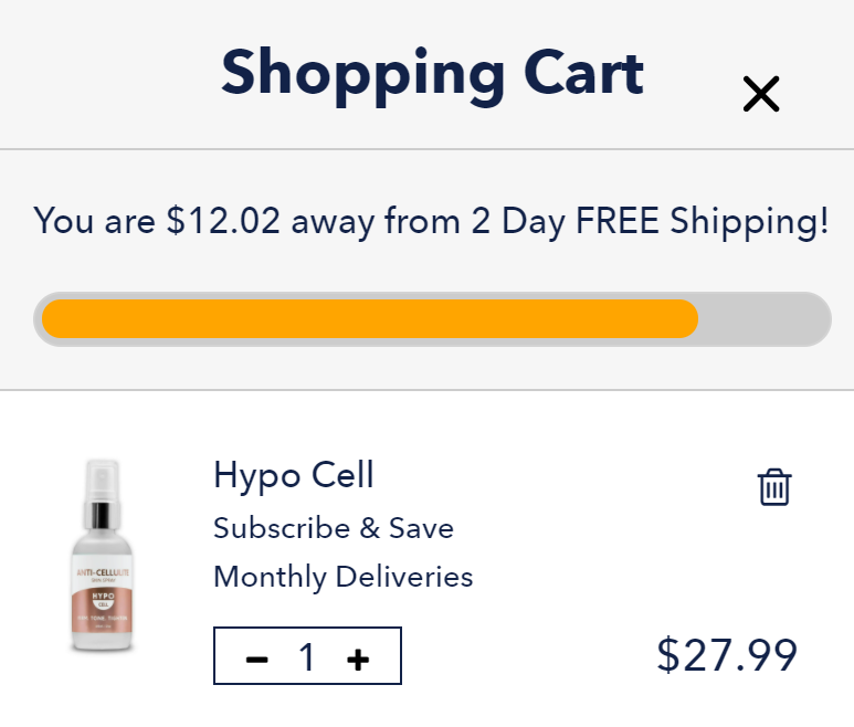Eirtree free shipping deal to increase average order value