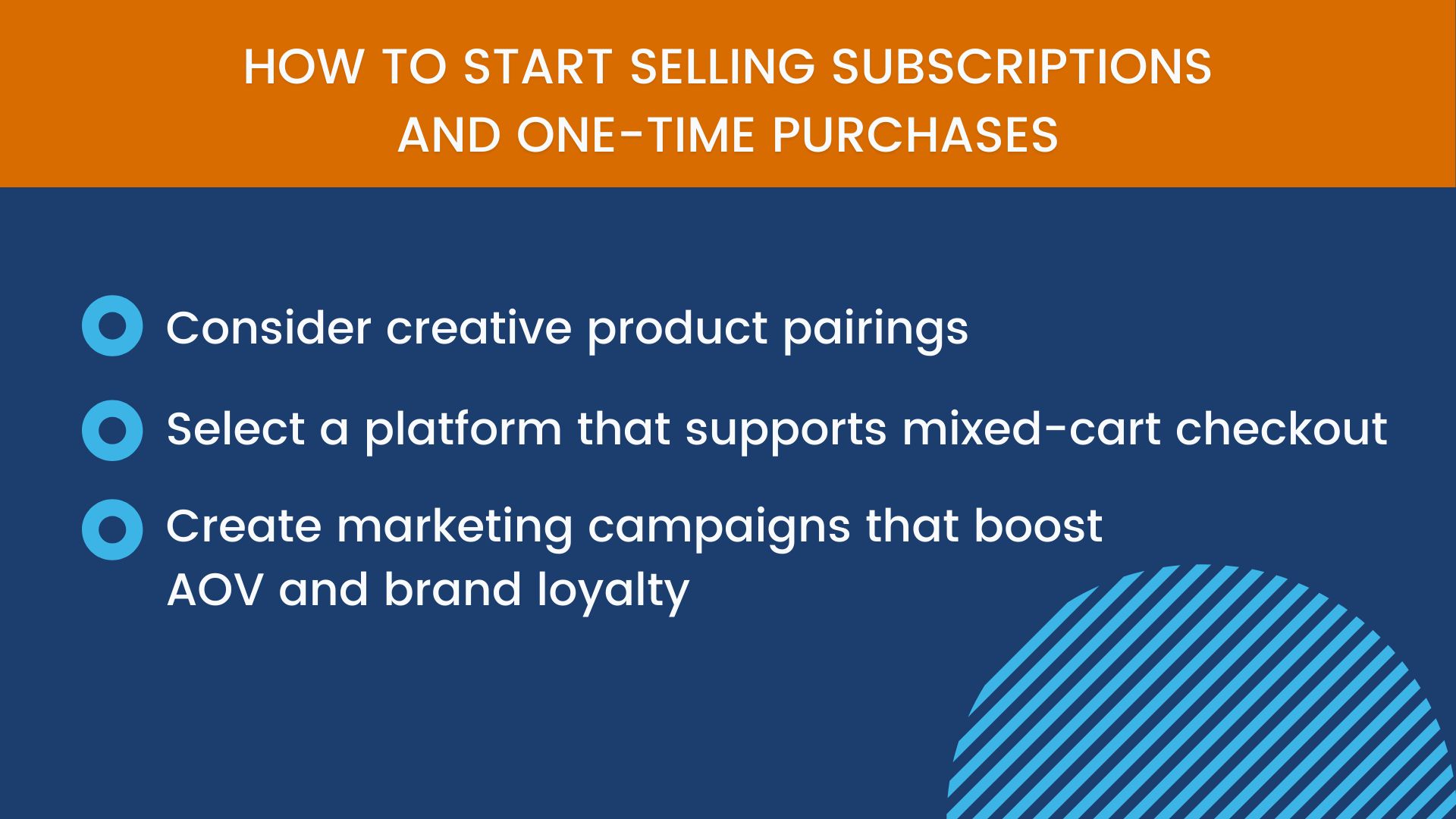 How to start selling subscriptions and one-time purchases
