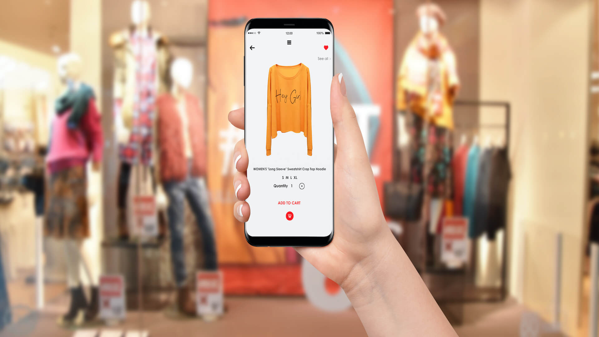 Consumer shopping on phone to indicate the modern-day customer journey